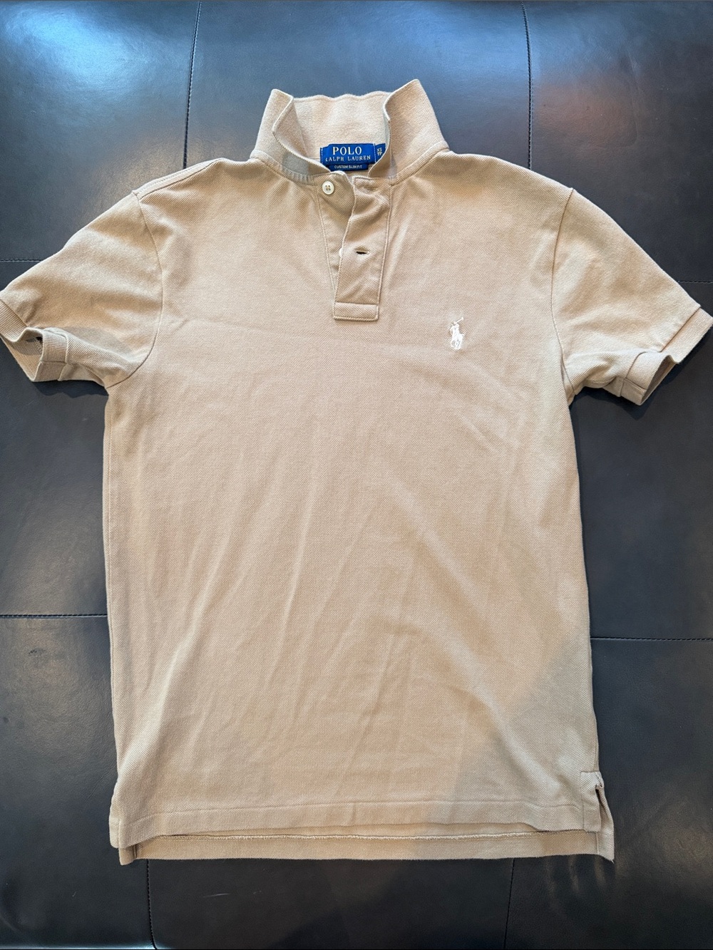 Polo Ralph Lauren Tan Short-Sleeve Polo Shirt